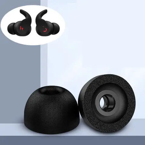 6 uds puntas de espuma viscoelástica para Beats Fit Pro auriculares inalámbricos puntas de espuma puntas de auriculares almohadillas de cojín accesorios para auriculares