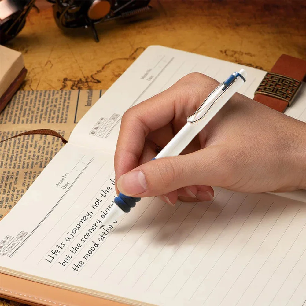 Simple Press-type Pen Portable Calligraphy Pen For Boys Girls Smoothing Writing Retractable Pen Pocket Pen Caneta