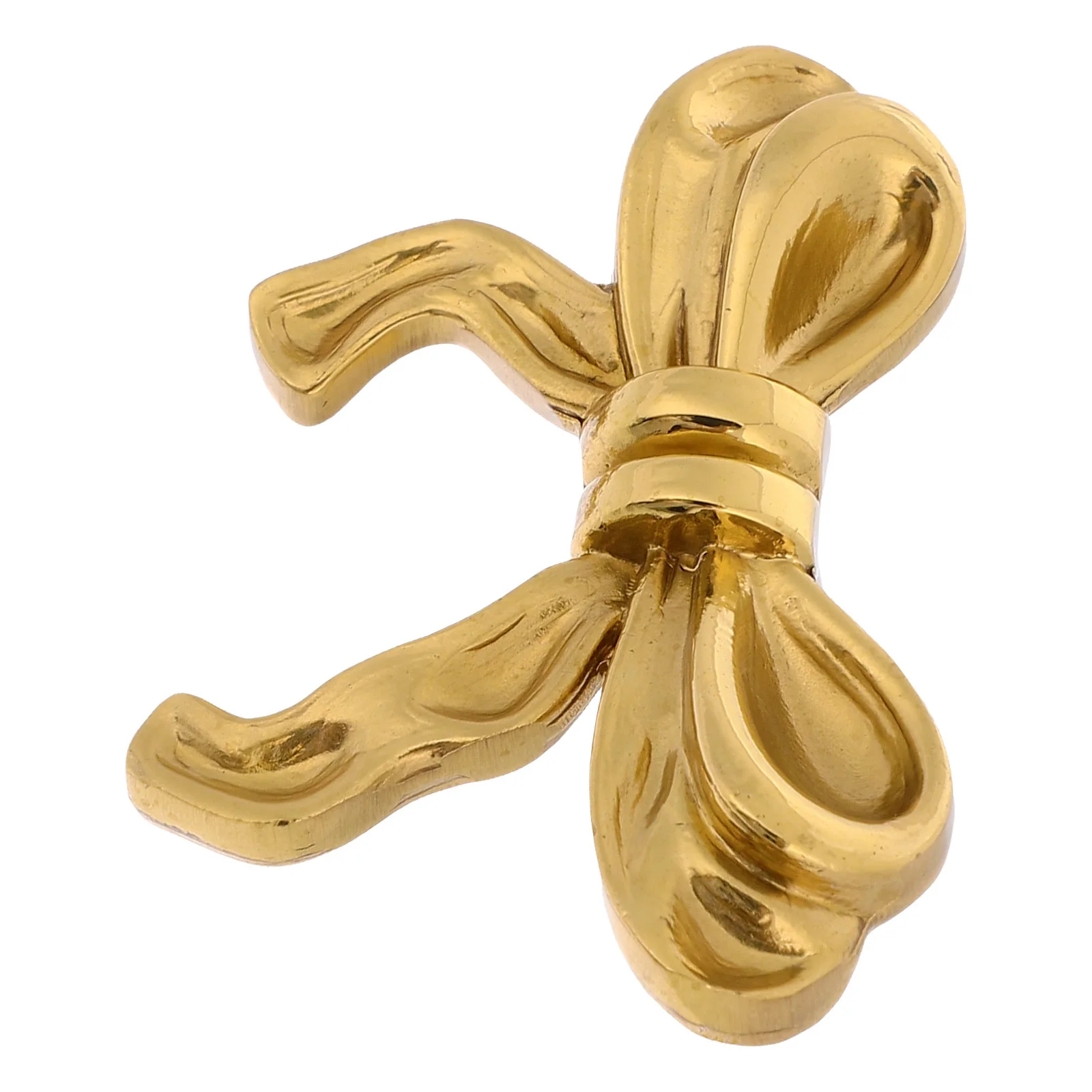 Bow Handle Door Knobs Drawer Handles for Cabinet Cupboard Cabinets Decorate Gold Pulls Brass Metal Decorative Furniture