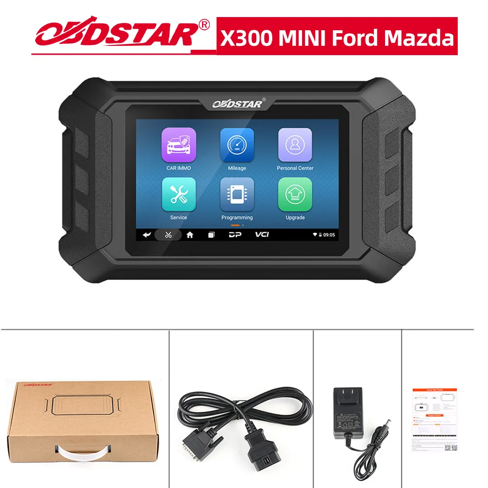 

OBDSTAR X300 MINI for Ford / Mazda IMMO Key and Mileage Programmer Supports Oil Reset Upgrade Version of H100/ F100