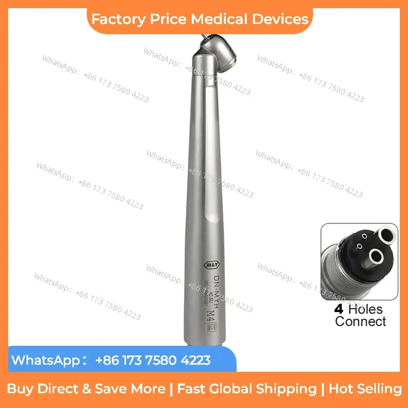 2026 45 Degree T3 High Speed Handpiece Air Turbine Push Button Tooth Extraction Single Water Spray 2hole fastshipping