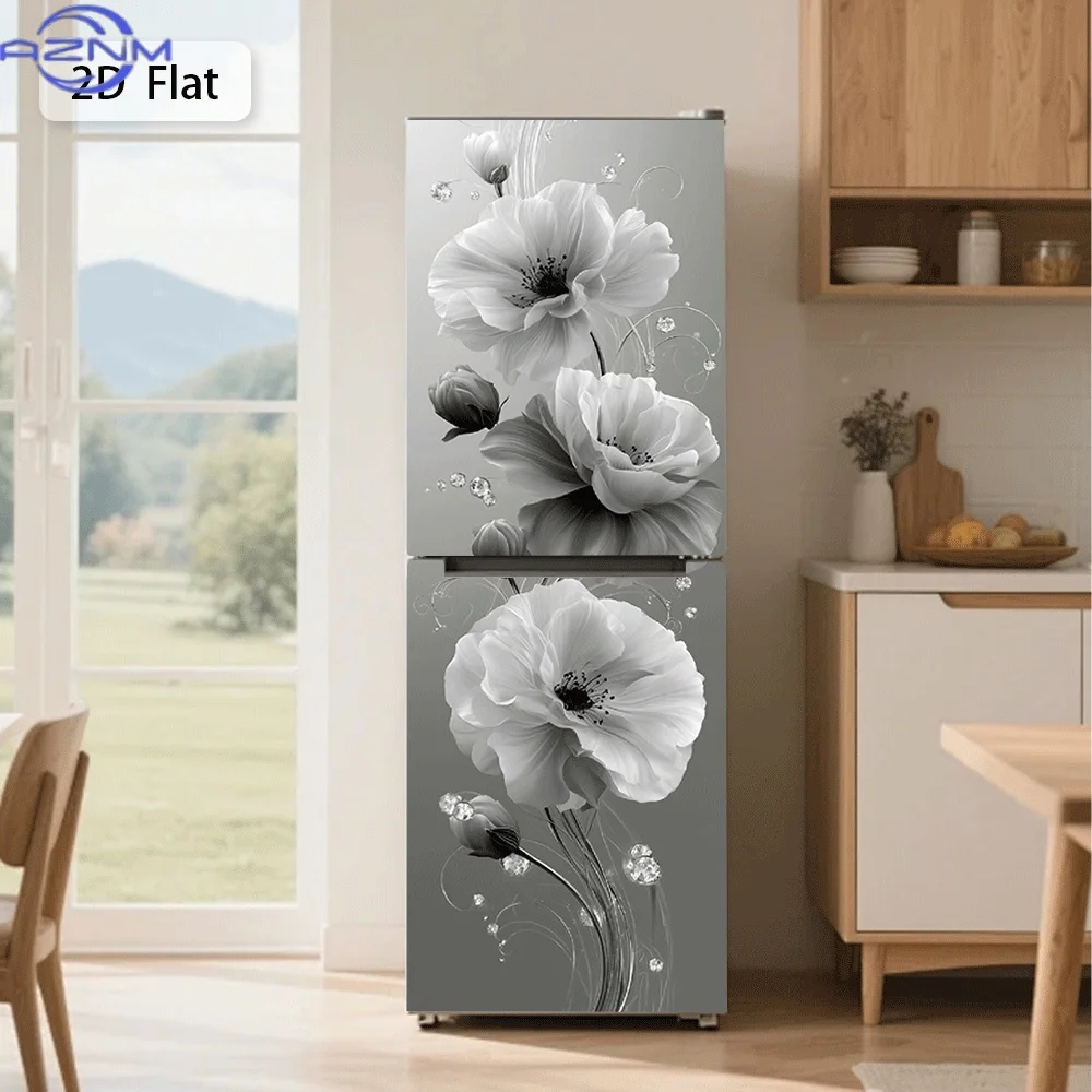 2D Flat Printing 1pc Refrigerator Sticker 60×180cm 