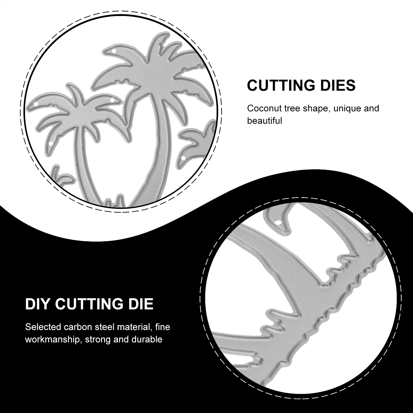 

Coconut Embossing Die Crafting Cuts Tool Stencil Scrapbooking Carbon Steel Stencils Template The Circle Moul
