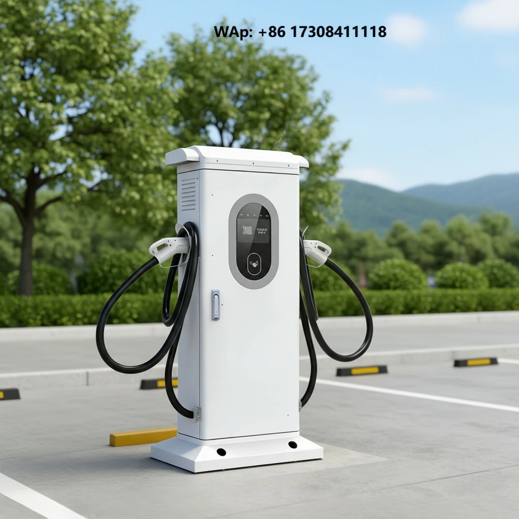 AMPPAL 30KW 40KW Floor-Mounted DC Fast EV Charging Station 380VAC Input 2-Year Warranty Factory Price New Energy Efficient