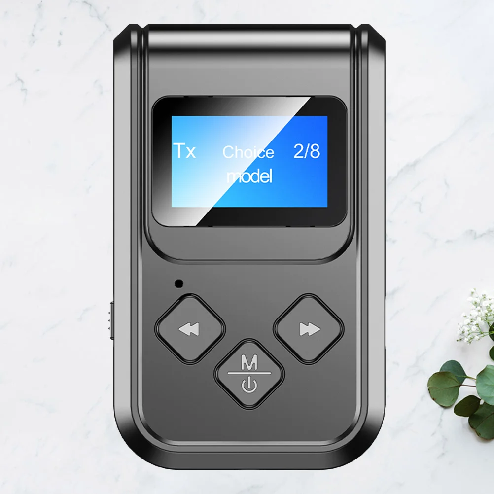 1 قطعة محول الصوت اللاسلكي 5.0 شاشة Lcd عرض واضح المنزل المنزلية في الهواء الطلق النوم استخدام المدمجة متعددة الوظائف الضوضاء #5