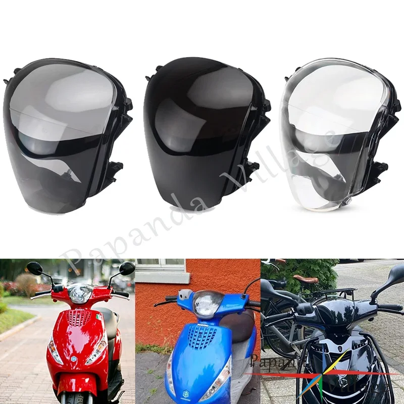 Do skutera Piaggio Zip 100 125 124 50 2T 4T 49 98 AC DT LC SP Reflektor motocyklowy Owiewka Reflektor przedniej szyby Reflektor przedni