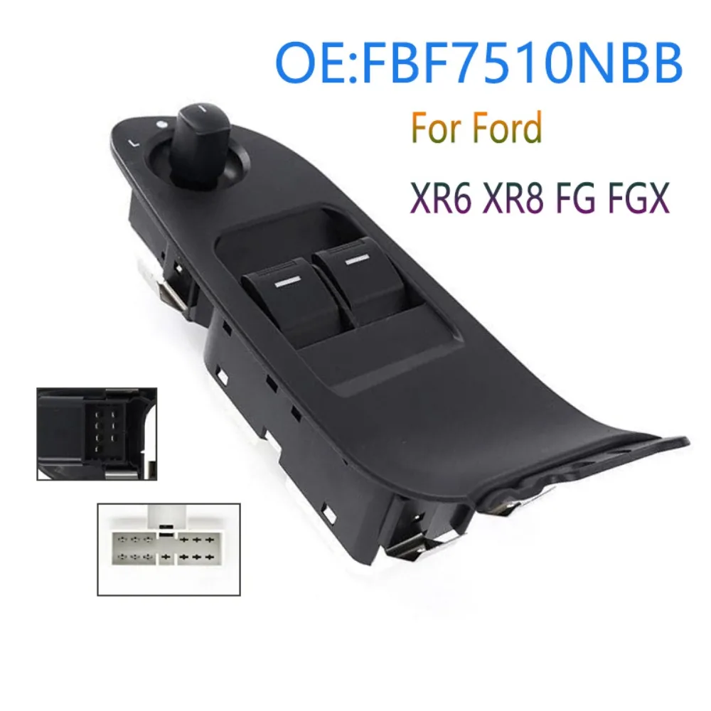 

Front Right RHD Electric Power Window Control Switch Lifter Button For Ford Falcon XR6 XR8F GF GXP Car Accessories FBF7510NBB