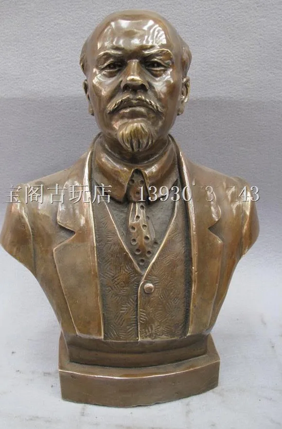 

26 TALL TOP limited edition collection-the Soviet Union Russia great leader Vladimir Lenin bronze statue