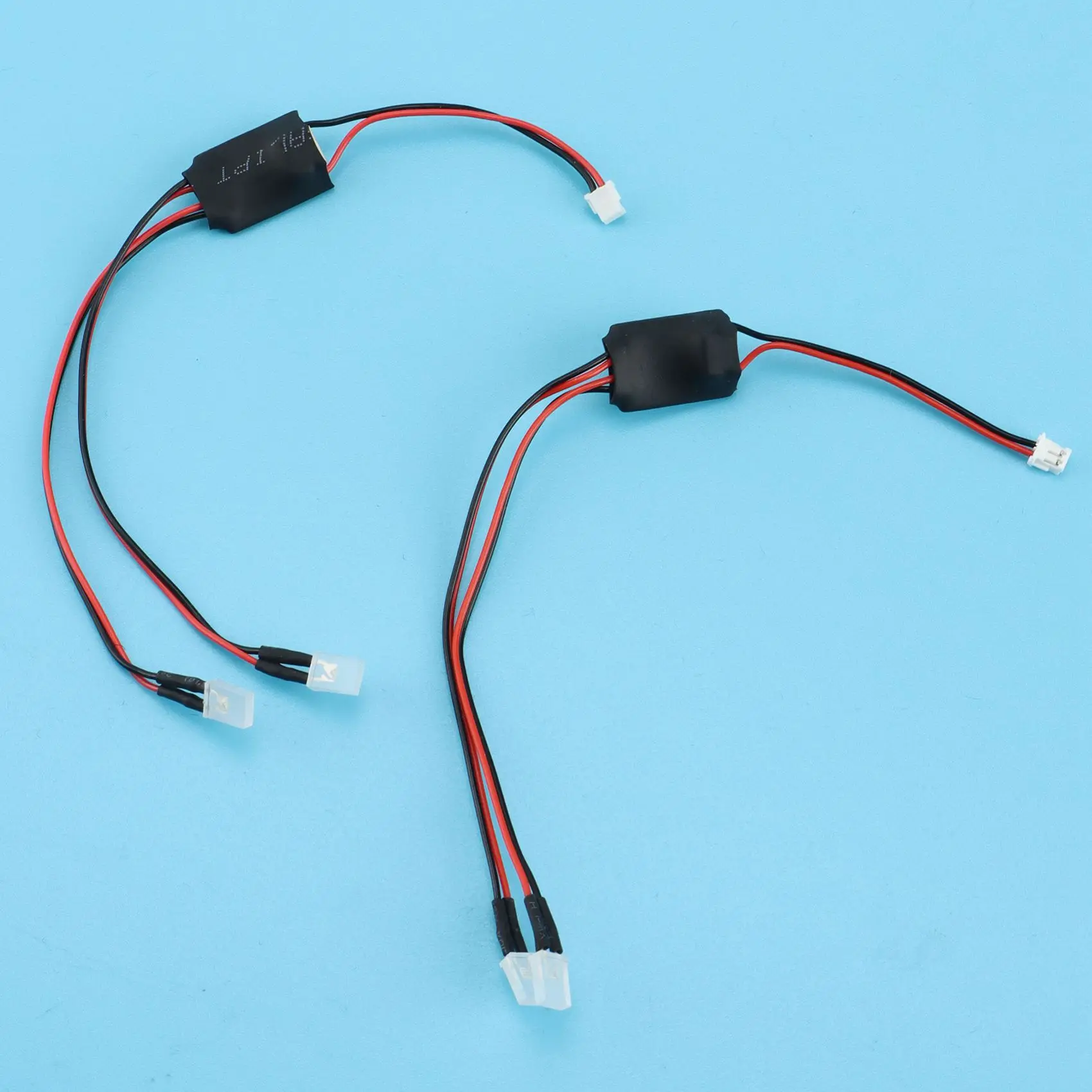 Лучшие 2 шт. светодиодные фары для HAIBOXING HBX 16889 16889A 16890 16890A SG1601 SG1602 1/16, детали для обновления радиоуправляемого автомобиля