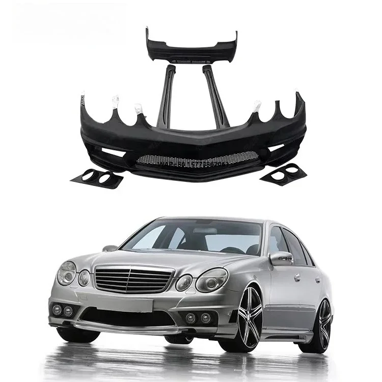 

Комплект обвесов W Style для E-Class W211 2002-2009: передний и задний бамперы, боковые пороги из стекловолокна, автозапчасти