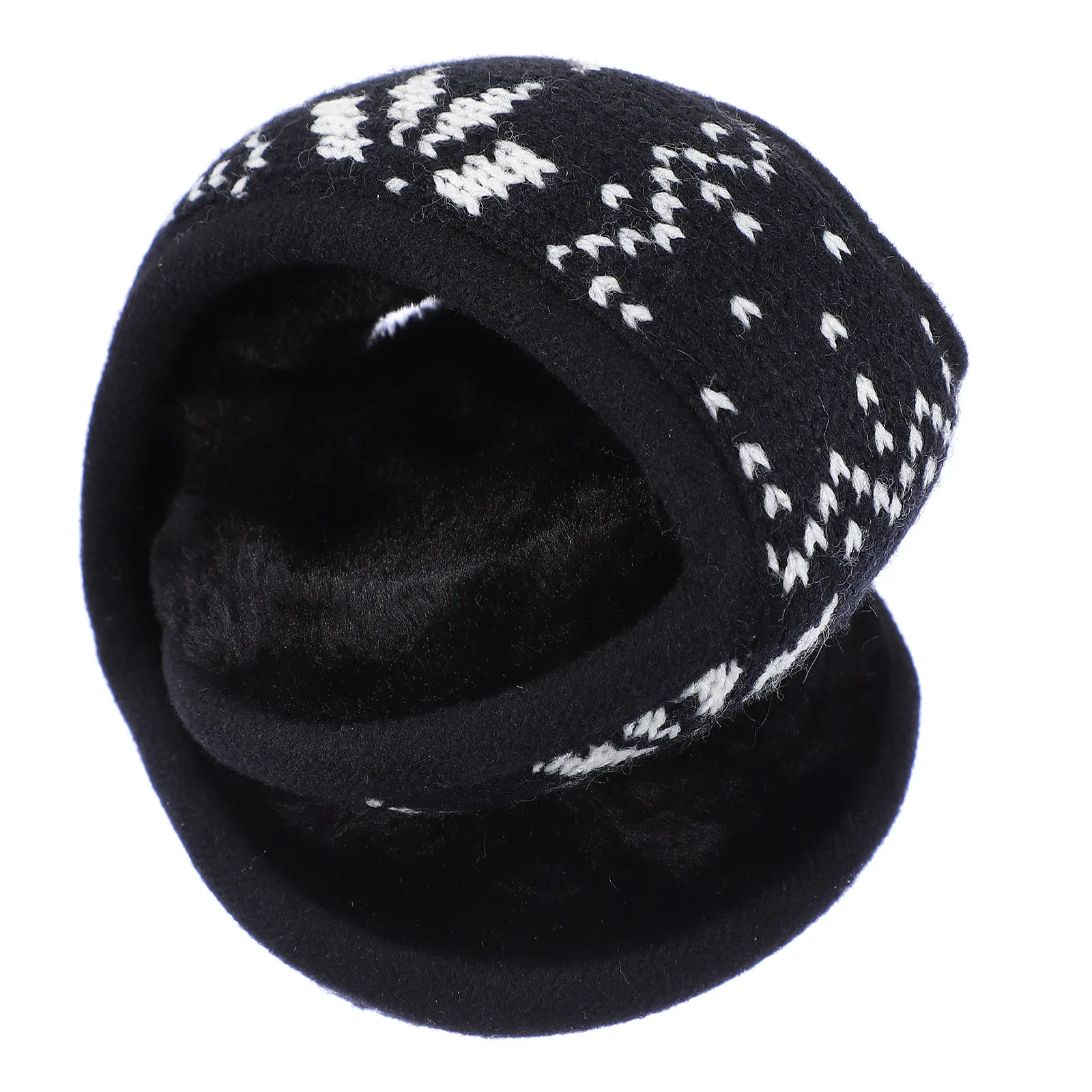 

1 шт. Зимние вязаные наушники-грелки для ушей, стильные, легкие, складные, для защиты от холода, для катания на лыжах и сноуборде