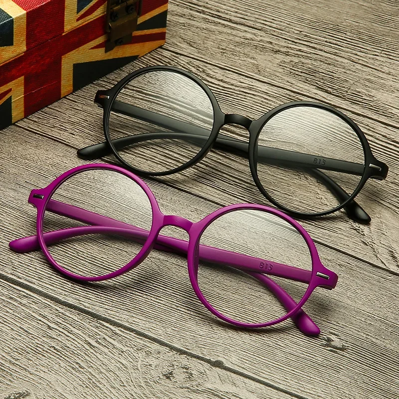 Read Eyeglass Men Women Round Vintage Reading Glasses Light Weight Fashion Presbyopic Glasses +1 +1.5 +2 +2.5 +3 +3.5