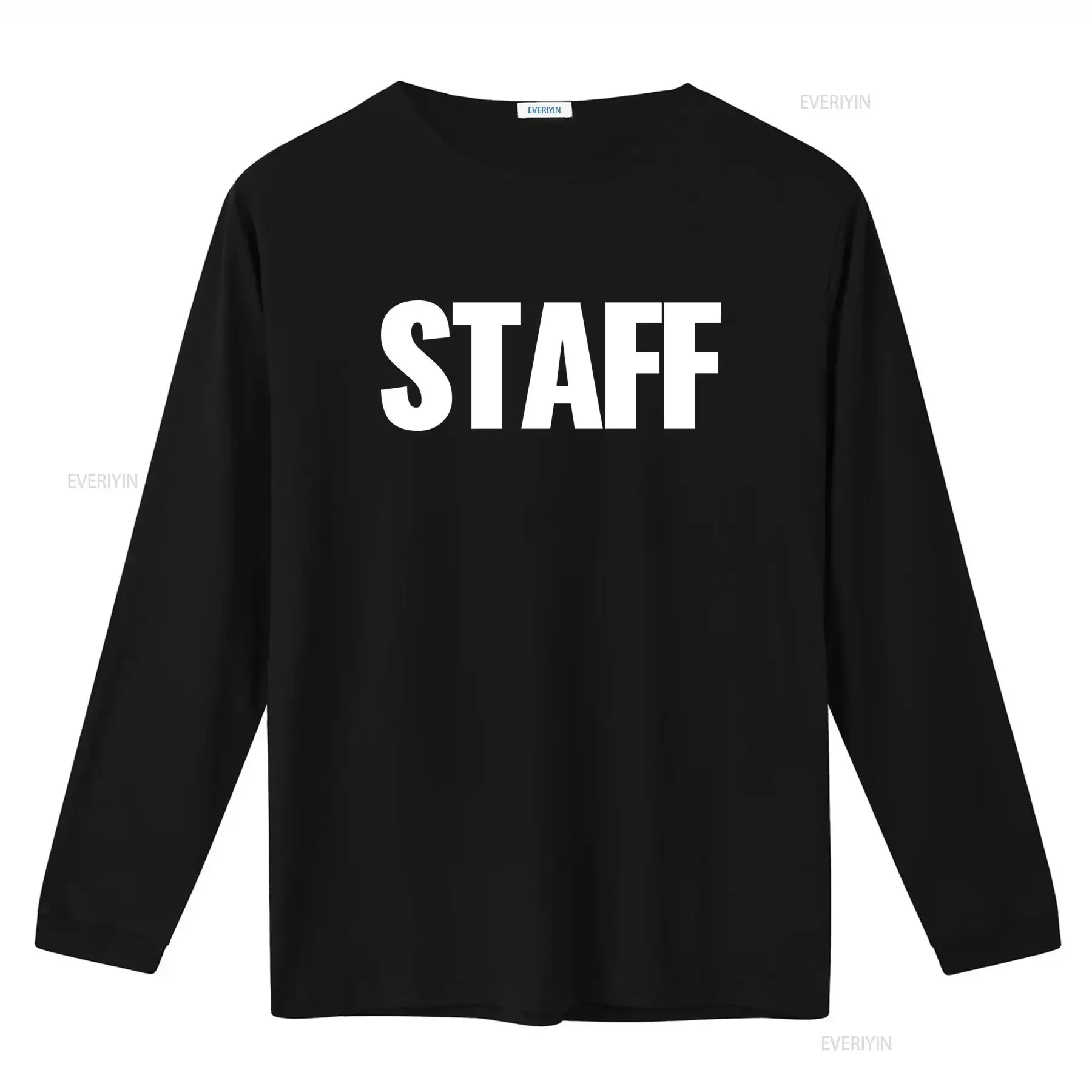 Men's Event Staff T Shirt Camp Security  vintage Washed Unisex Stretched Breathable homme graphic Soft Comfortable streetwear
