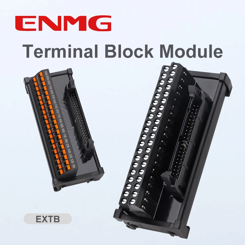 ENMG Screw PLC Adapter Cable | Bullhorn Terminal Block | 20/40/50-Core MIL I/O Wiring | Direct Insertion Type Connector