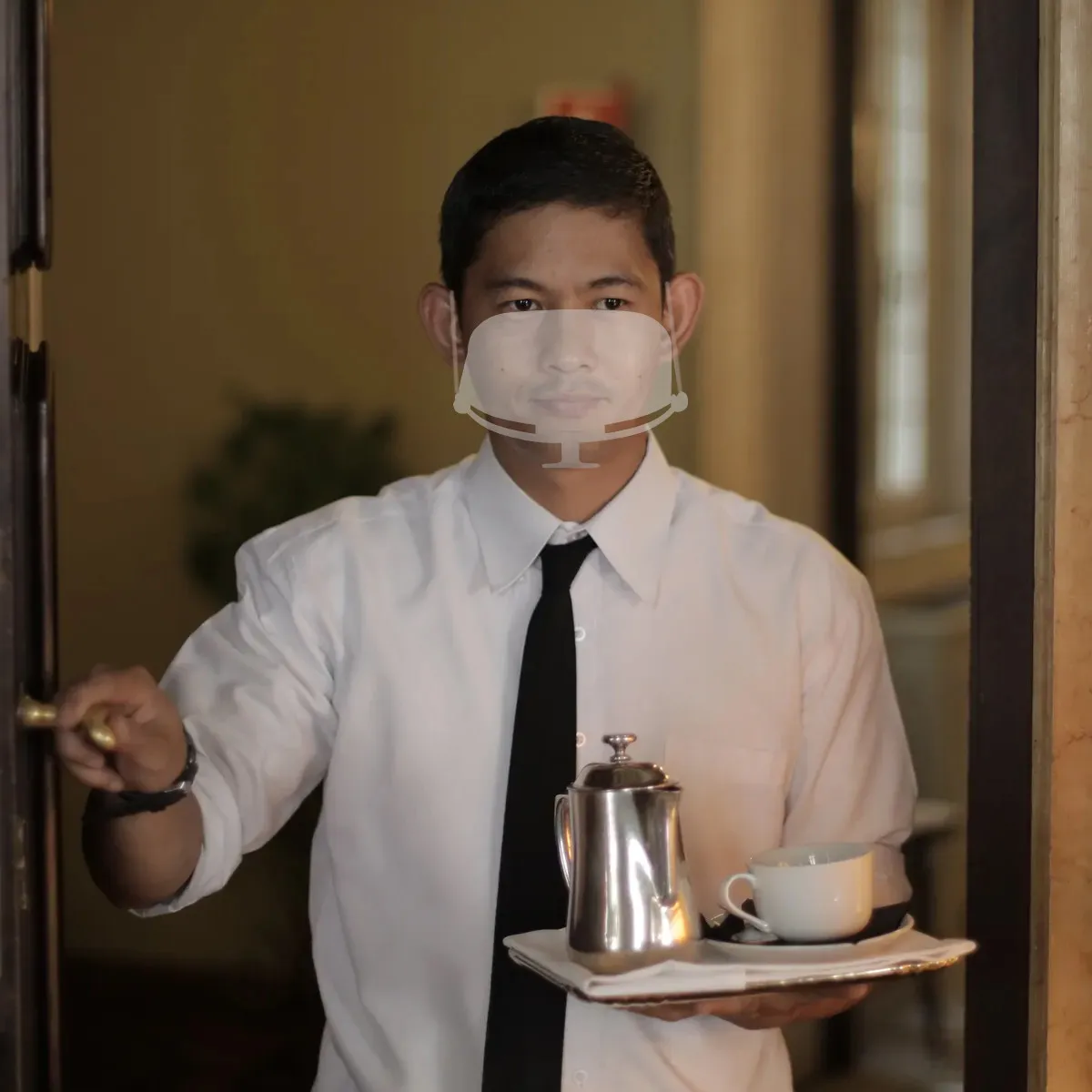 

10Pcs Transparent Anti-Fog Mouth Mask Plastic Face Shield Lightweight Reusable for Restaurant Hotel Catering Kitchen Use