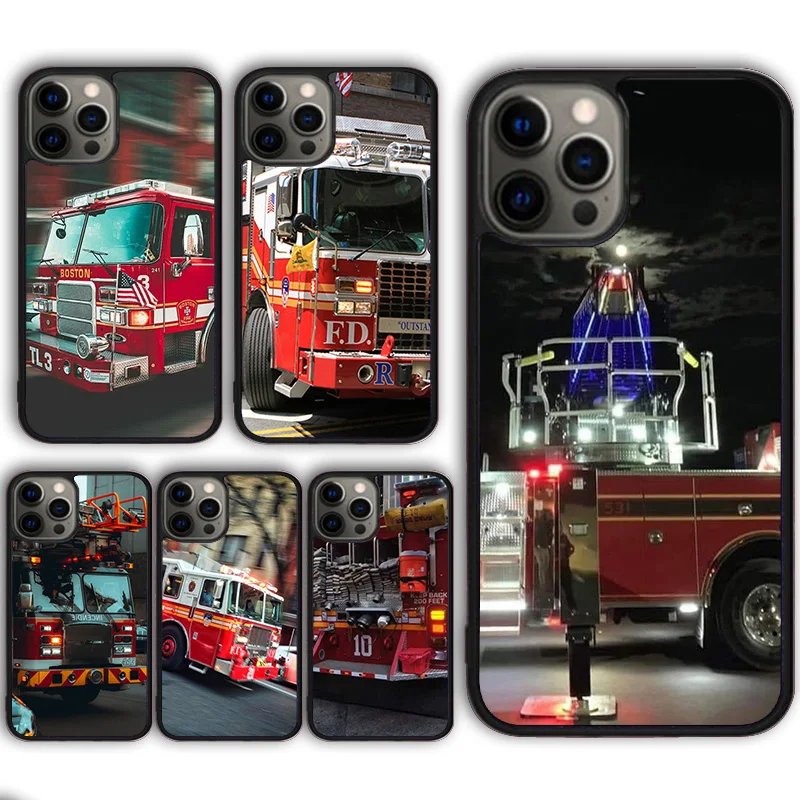 Funda para iPhone con diseño de camión de bomberos - imagen 4