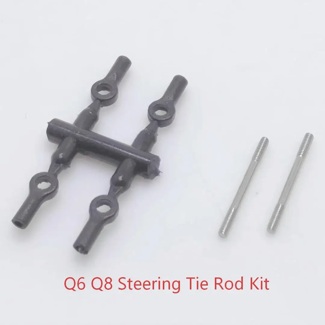FATJAY High-Precision MINI-Q6 MINI-Q8 HGD1 Mini Car Adjustable Steering Linkage Kit with Metal Ball Head Accessories