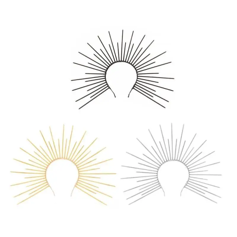 652F Radiance Tiaras Tiaras Crowns Hairhoop الزفاف الزفاف دش هالوين Headhoop