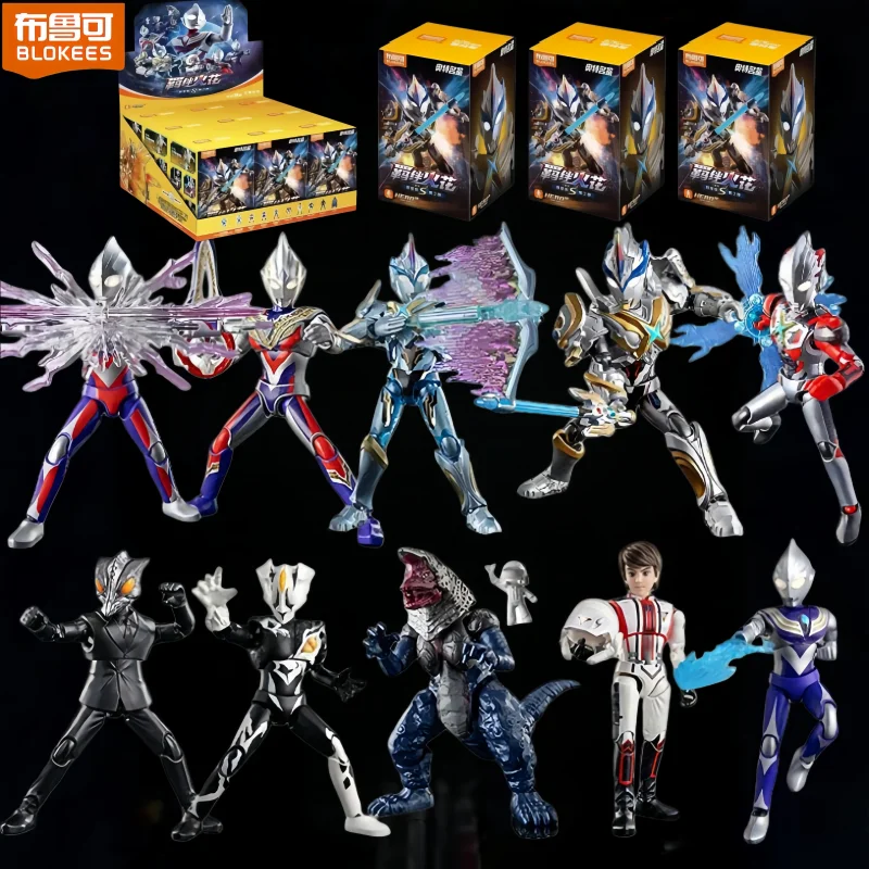 

New Genuine Blokees Ultraman Star Edition Vol. 2 Blind Box Ultraman Trigger Composite Type Model Birthday Toys Gifts