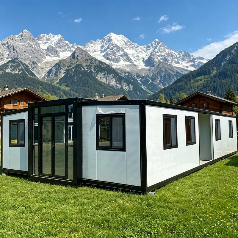 Multifunction Luxury Comfortable Steel Frame Homes Mobile Prefab Expandable Container House