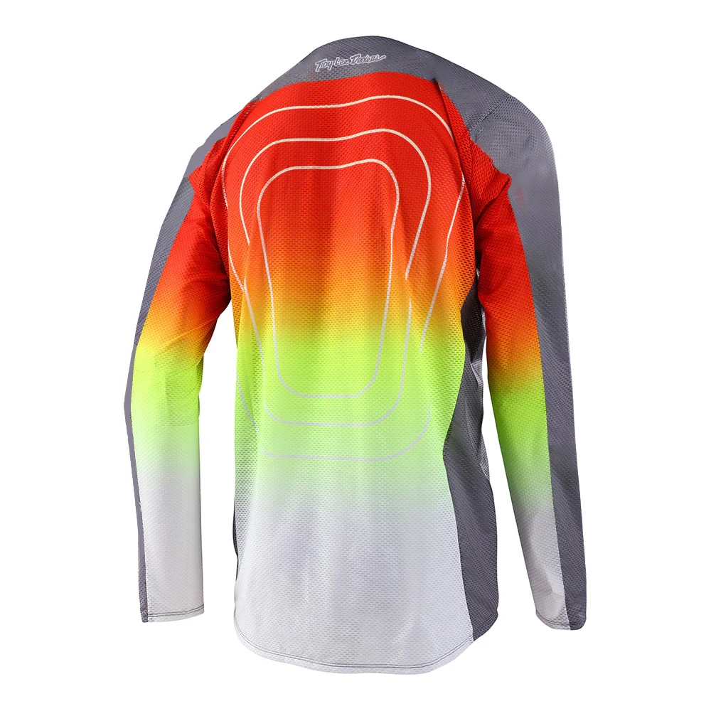 2023 Baoyou Star Multicolor Gradual Change Motorcycle Jersey Shirt Mountain bike Shirt MTB DH MX Downhill Jersey