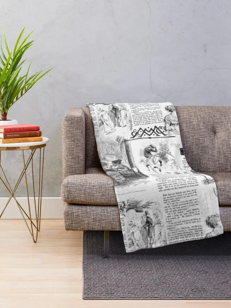 Pride and Prejudice - Pages Throw Blanket cosplay anime Heavy Personalized Gift Blankets