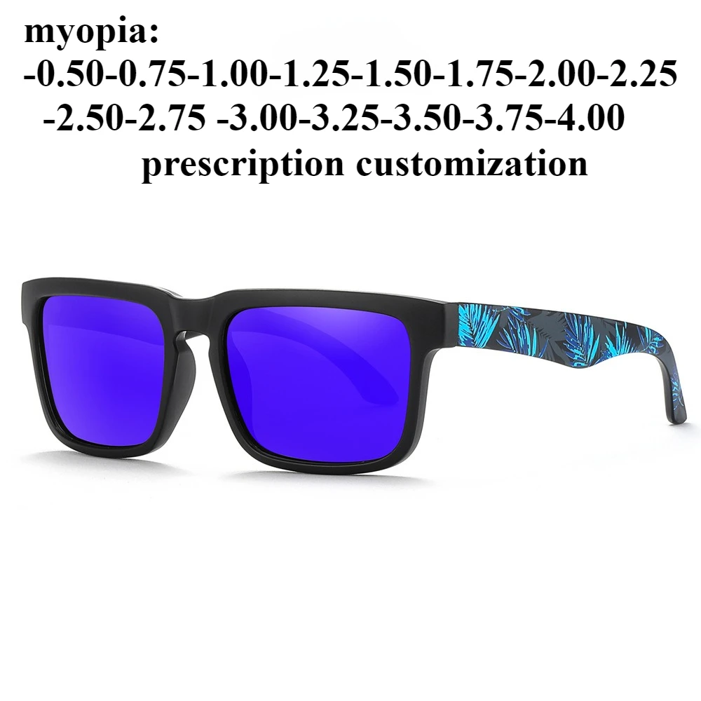 

54mm-146mm New Men's Rectangular Outdoor Sports Polarized Sunglasses Custom Prescription Sunglasses