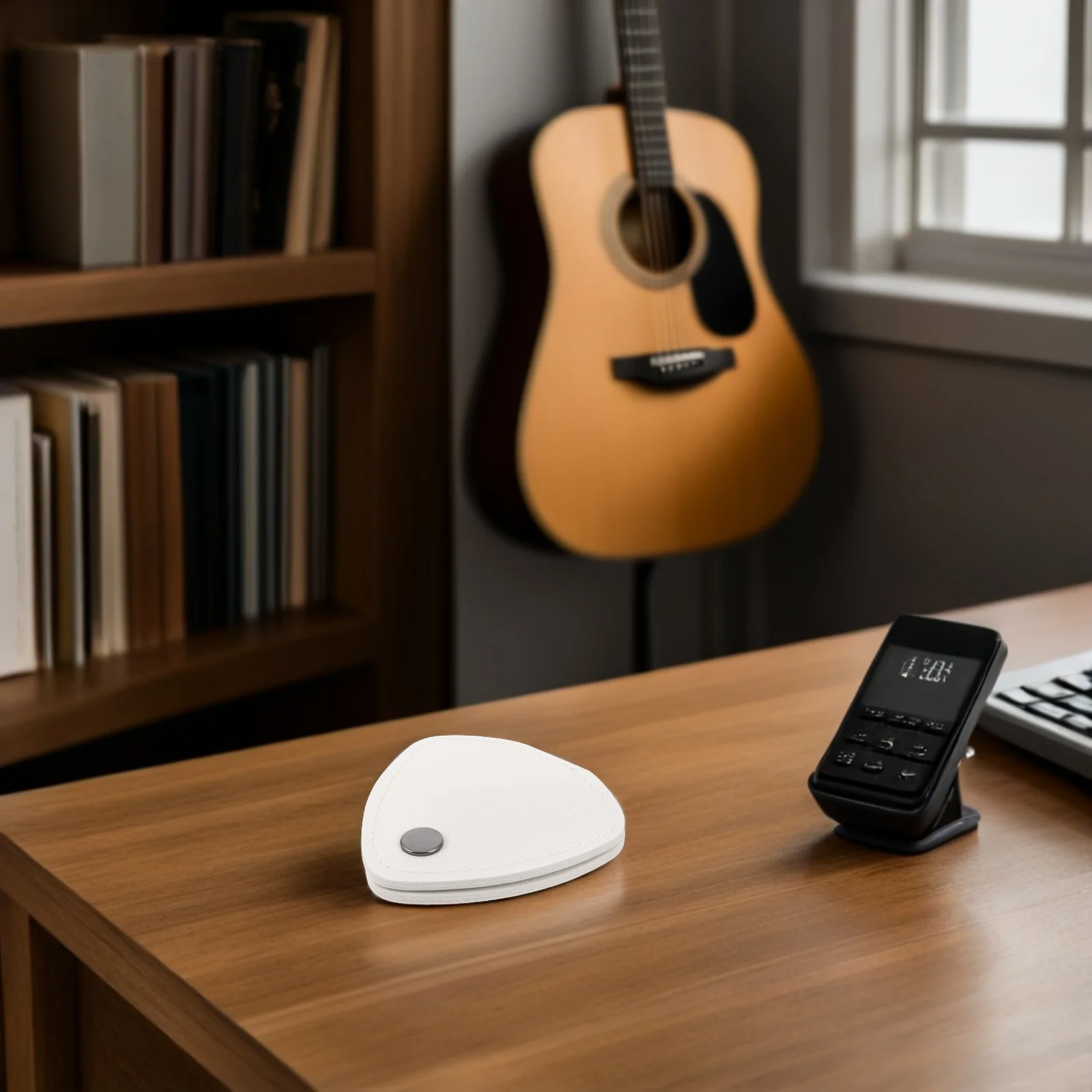 

1Set Guitar Picks with Pouch Clear Electric Acoustic Plectrums 3 Thicknesses Storage Bag for Beginners Portable Pick Holder Case