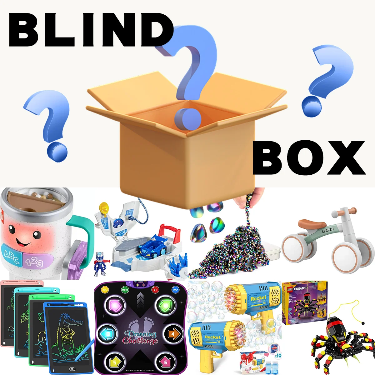 Mystery Toy Blind Box Children's Surprise Collection Safe Materials Muti-style Unique Fun Toys For Holiday Gifts