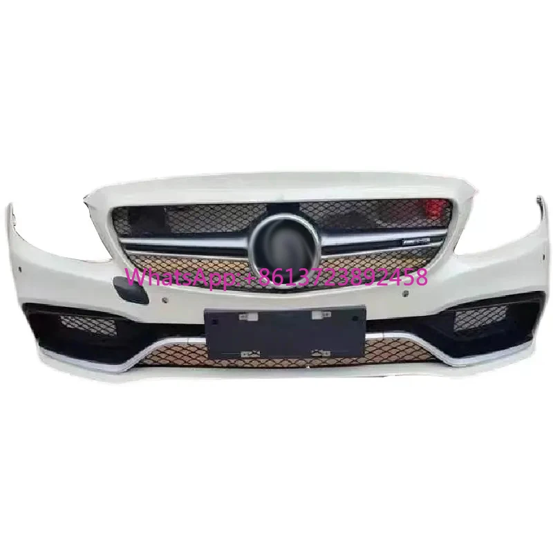 

Body Kits for Mercedes Benz C Class W205 Upgrade Front Car Bumper With Grille Engine Hood Fenders