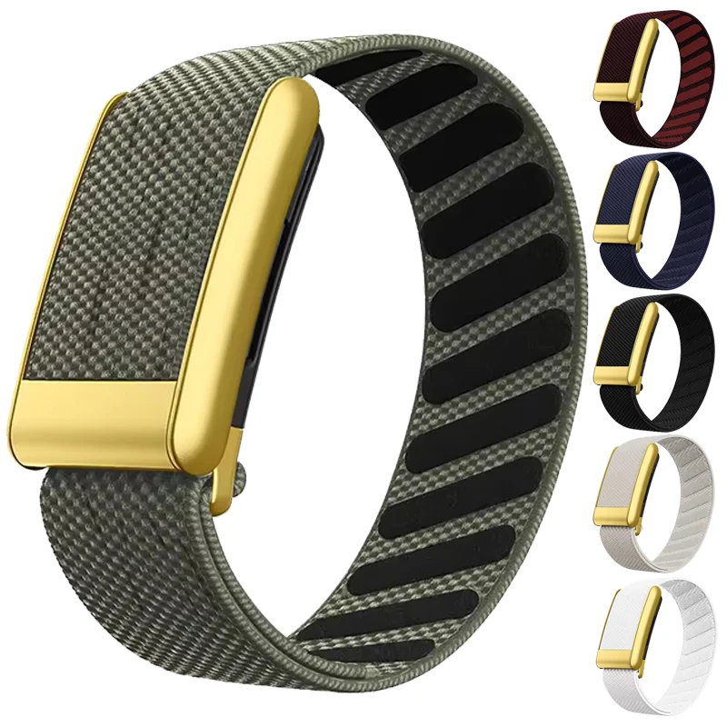 

Official Nylon Fitness Band for Whoop 5.0/5.0 MG Strap Breathable Wearable Health Fitness Activity Tracker Straps Adjustable