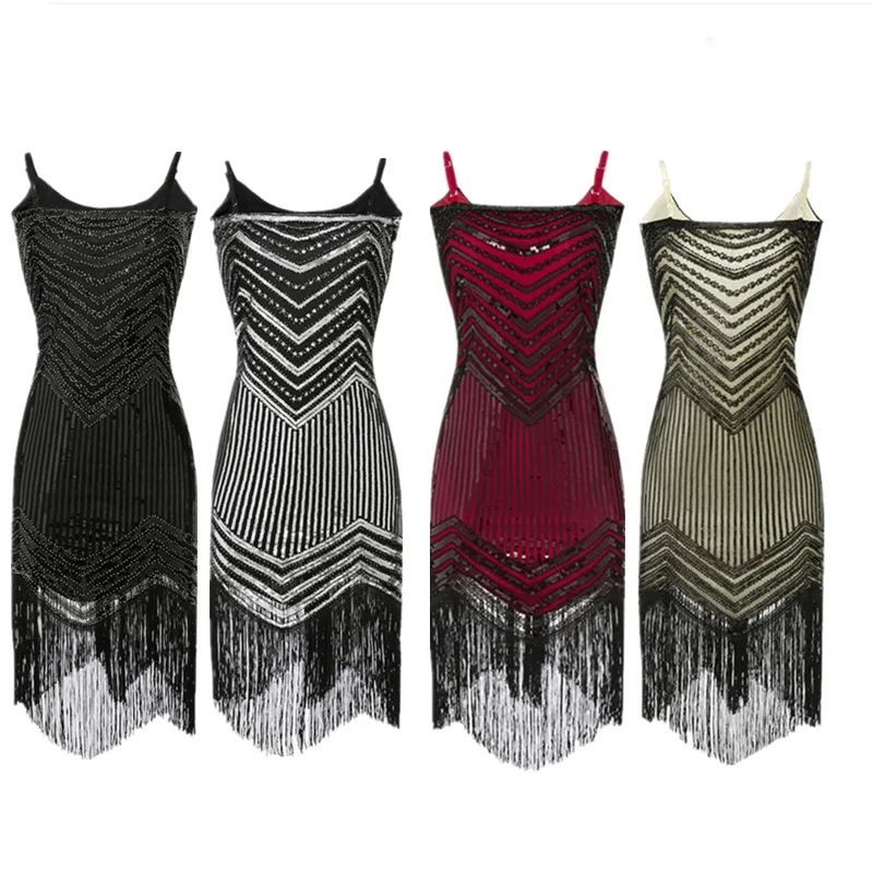 

Вечернее платье с пайетками, женское платье большого размера в стиле ретро, облегающее платье со средней талией для вечеринок и свадебных мероприятий