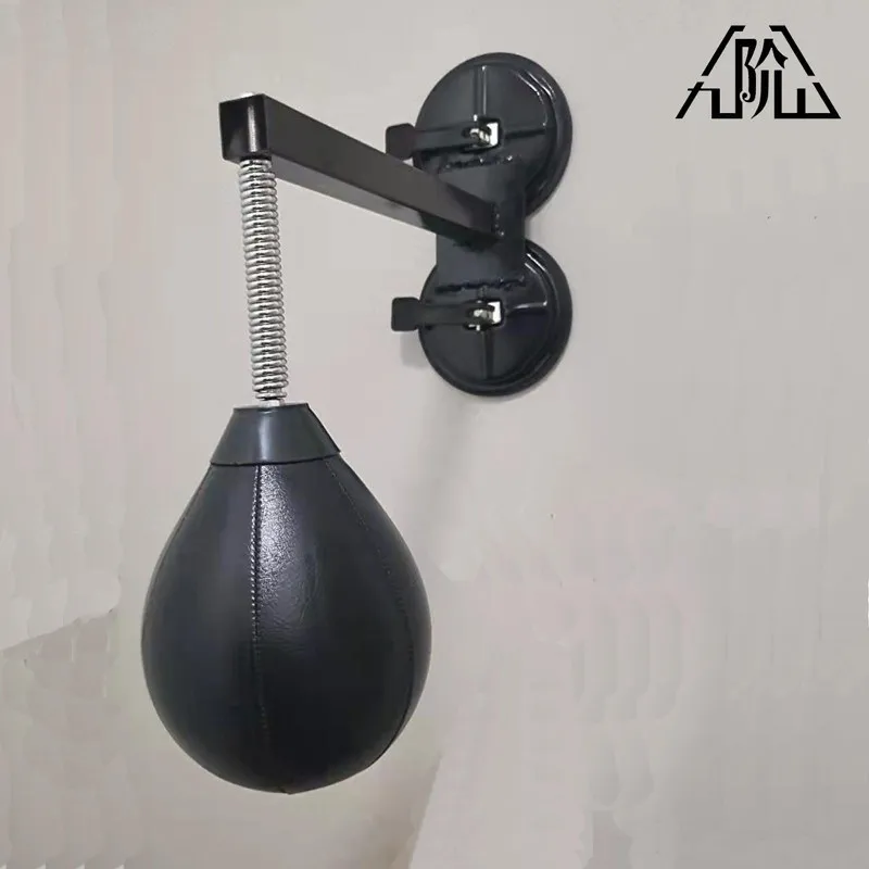 Boxing speed ball venting fighting training double suction cup fixed pear-shaped holder adjustable height