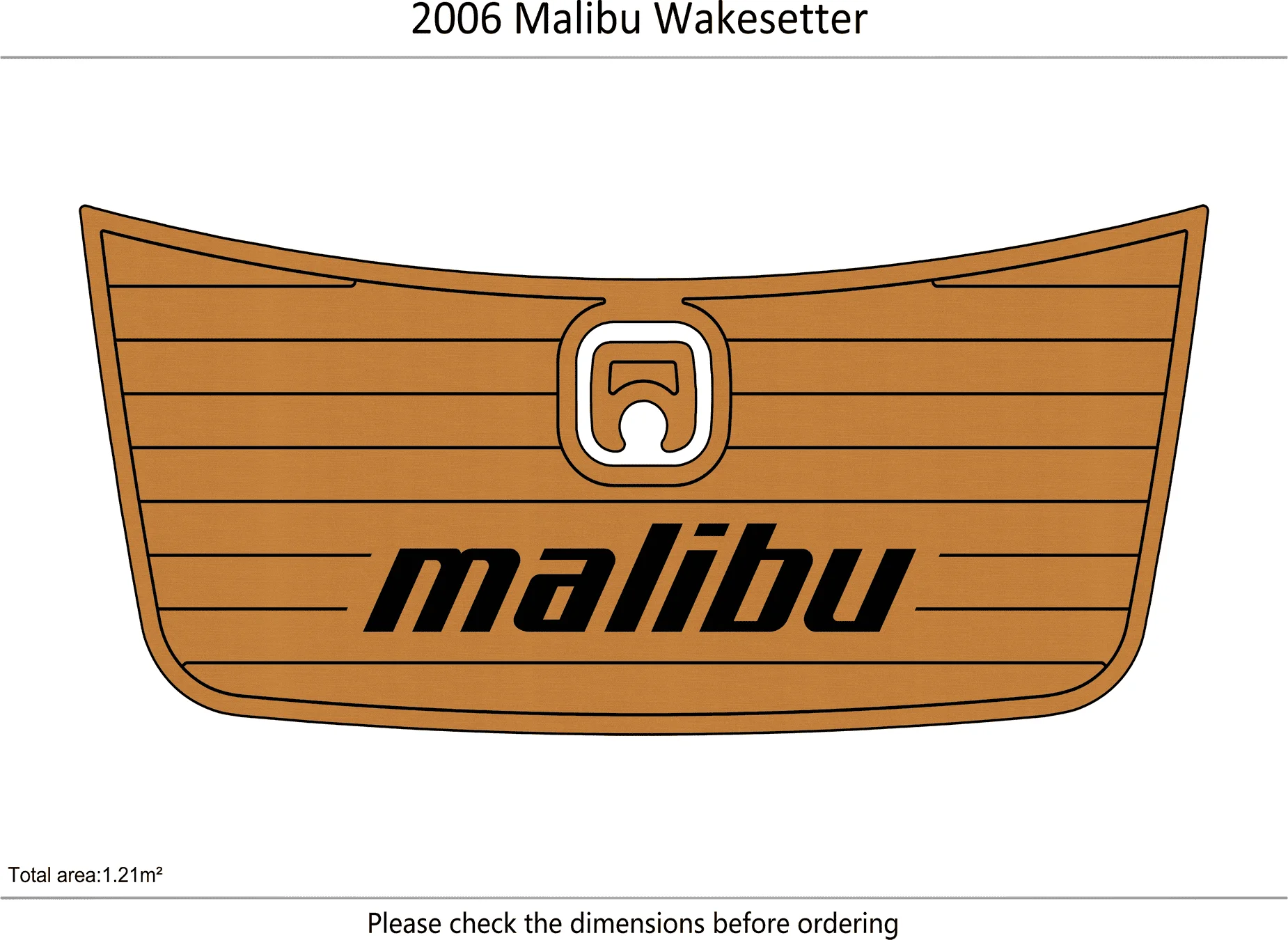 Anti-Skid EVA Faux Teak Self-Adhesive 6mm Boat Decking Pad for 2006 Malibu Wakesetter Yacht Cockpit Durable Marine Flooring
