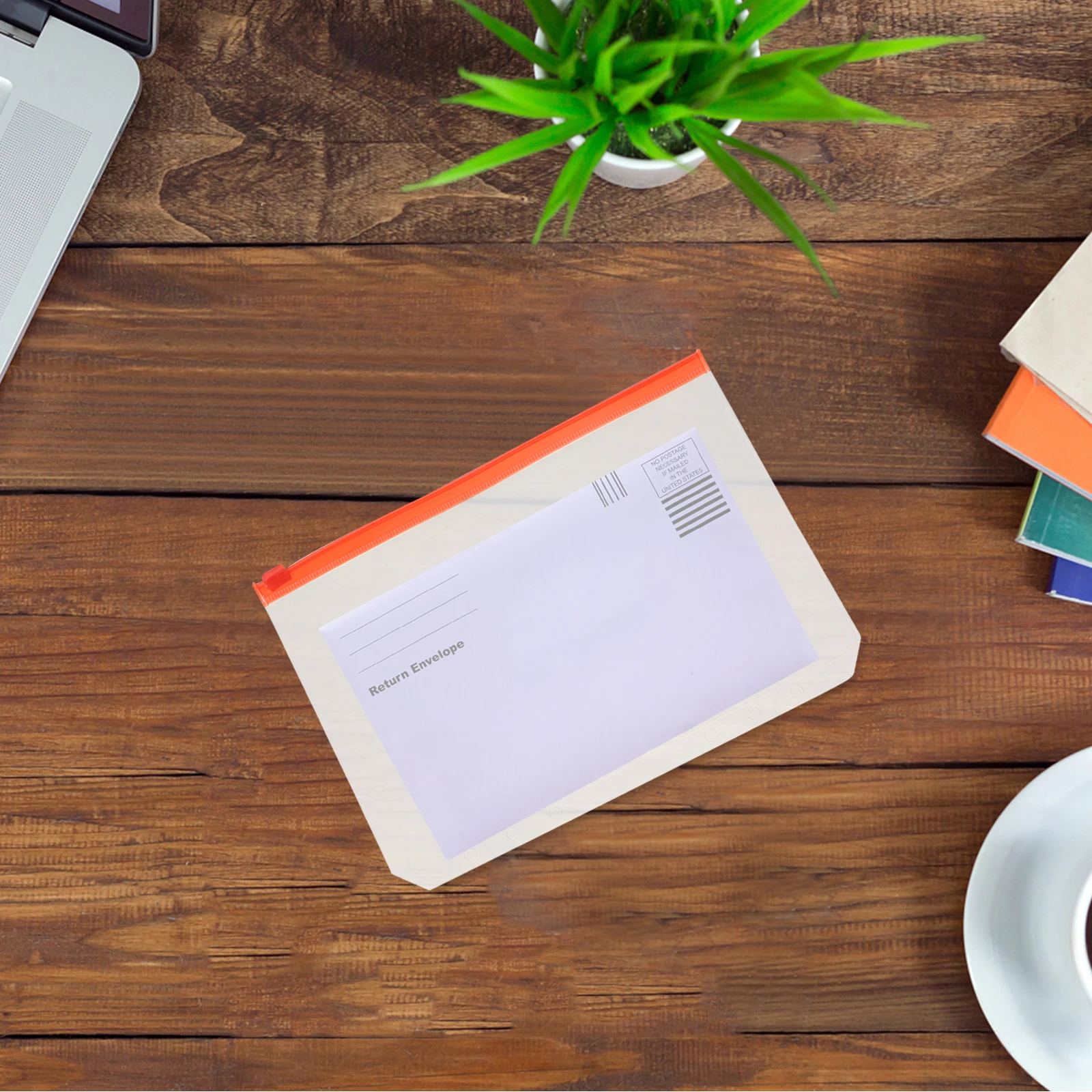 12 個 A5 6 穴リフィルジッパーポケット防水 PVC バインダーポーチノートブック予算プランナードキュメントオーガナイザー収納袋