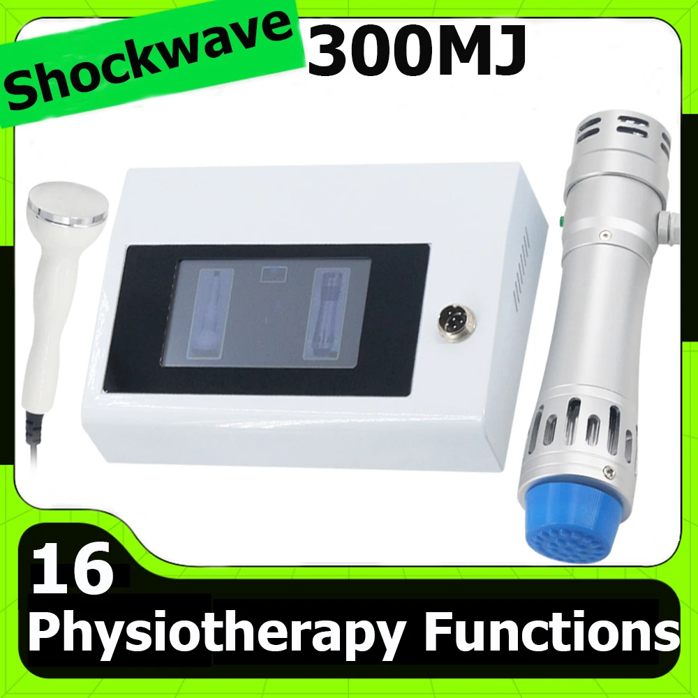 Professional Shock Wave Ultrasound Therapy Machine For ED Treatment Relieve Back Pain 300MJ Shockwave Relaxation Massager Newest