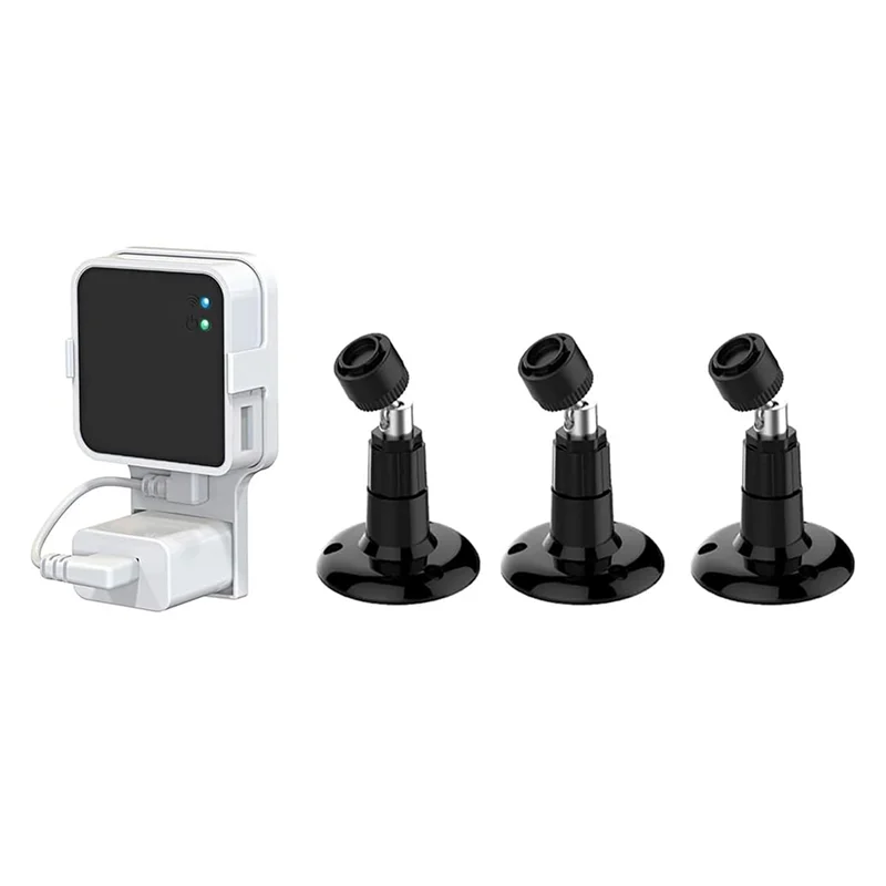 N93R 3 قطع للكاميرا الخارجية Blink لـ Blink 4th و3Rd Gen، حامل قابل للتعديل 360 درجة مع منفذ مثبت على الحائط (أسود) #3