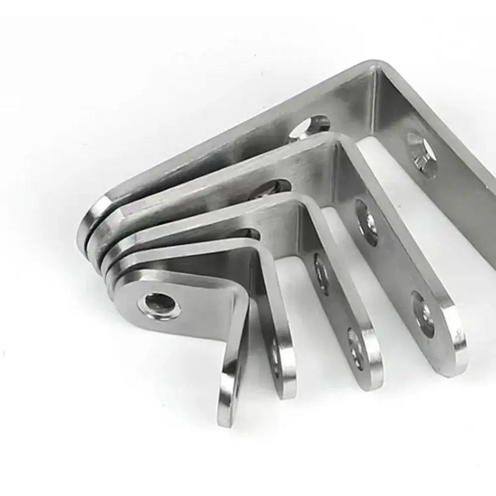 1Pcs Cabinet Screens Wall Angle Bracket SUS304 Stainless Steel 90 Degree Right Angle Corner Brace Joint Furniture Fastener