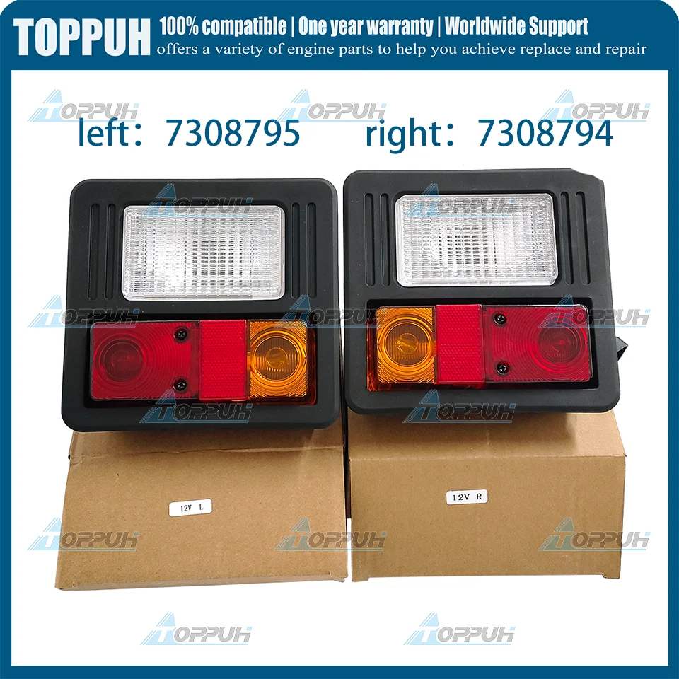 

Left:7308795 Right:7308794 A pair of Tail Light Left & Right for Bobcat A300 A770 S100 S130
