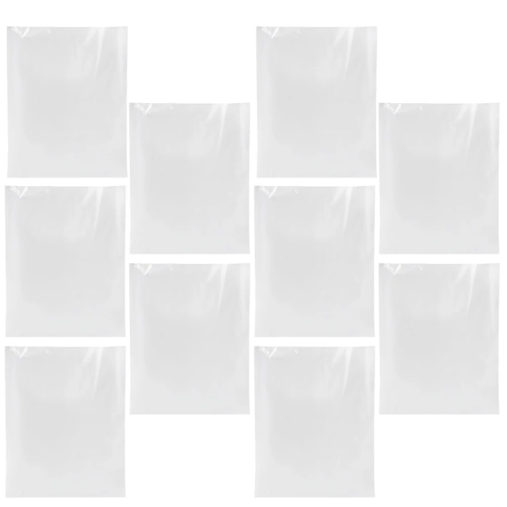 10 Pcs Extra Large Transparent Plastic Storage Bag Giant Quilt Cloth Bags Clothes Pouches Versatile Household