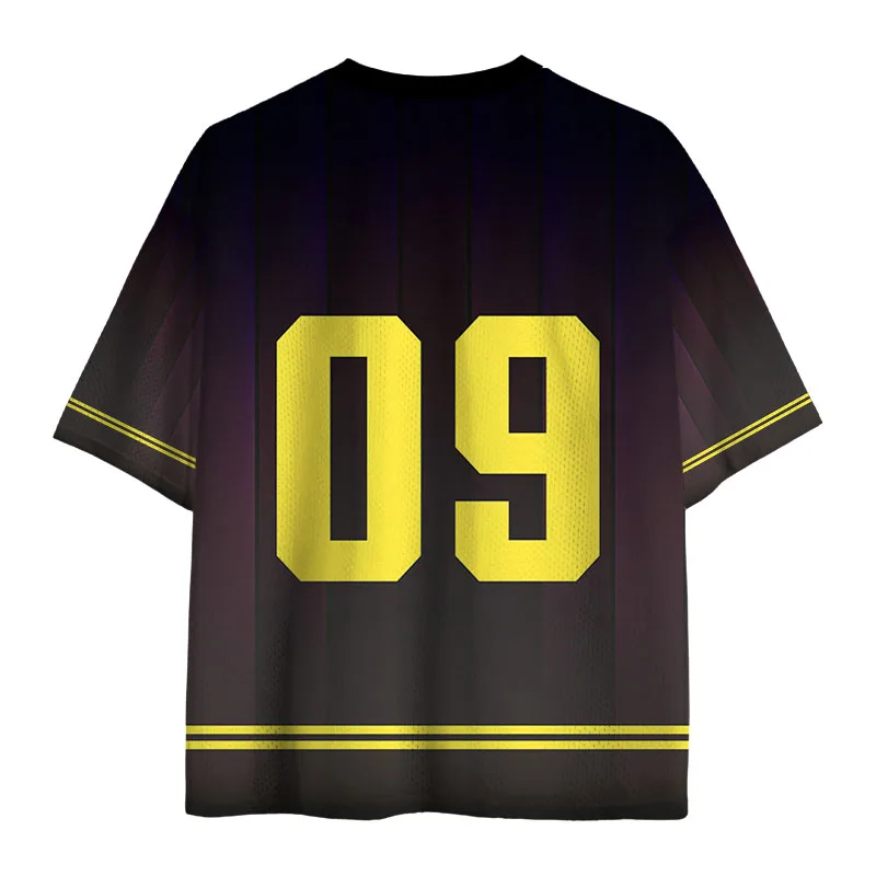 2026 Japanese Artistic Style Casual Jersey Men Women V-neck Retro Loose T-shirt Kids Breathable Quick Drying Short Sleeved Shirt