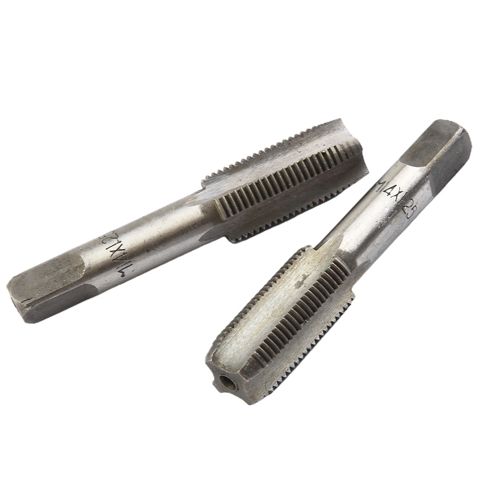 14mm X 1.25 HSS Metric Screw Thread Tap Drill Hand Tools Screw Thread Right Hand Thread Tap Straight Fluted Fine