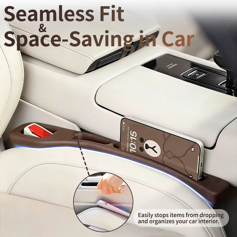 Auto seat leak proof strip for BMW 2-Series，A must-have car interior accessory, durable seat gap filler strips to prevent items view 6