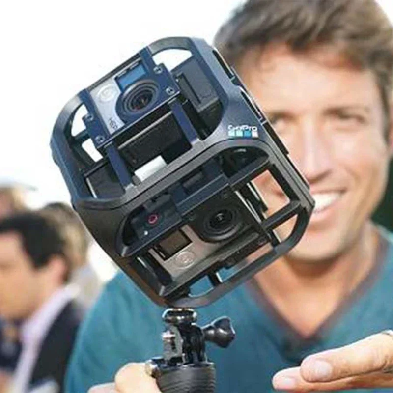 Go P ro Omni Spherical Rig with 6 HERO4 s Panoramic video  with Kolor stitching