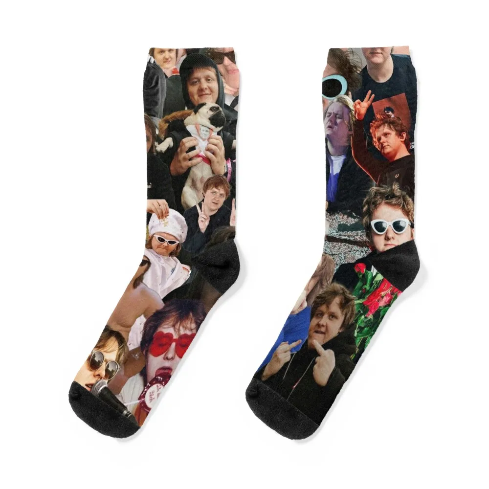 

Lewis Capaldi Photo Collage Socks happy sport designer brand fashionable Socks For Men Women's