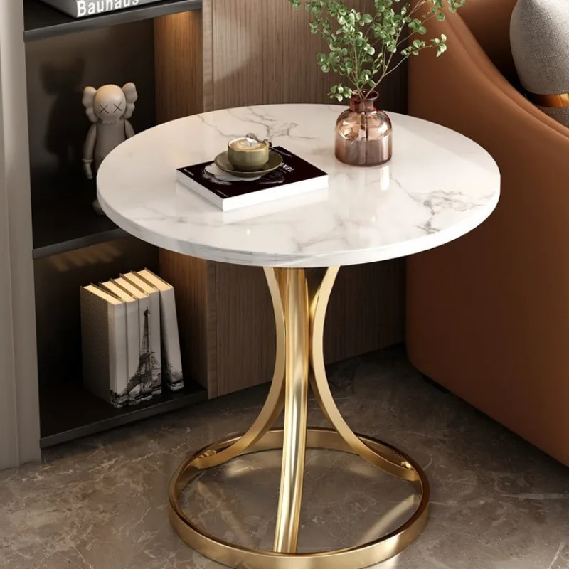 Creative living room side table, coffee table, small round coffee table, modern decorative bedside table, bedroom coffee
