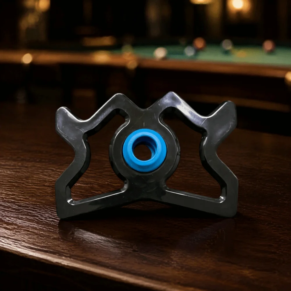 Portable Plastic Material Pool Bridge Head Portable Design Universal Fit Cue Bridge Head Billiard Cue Bridge Billiard Game Play
