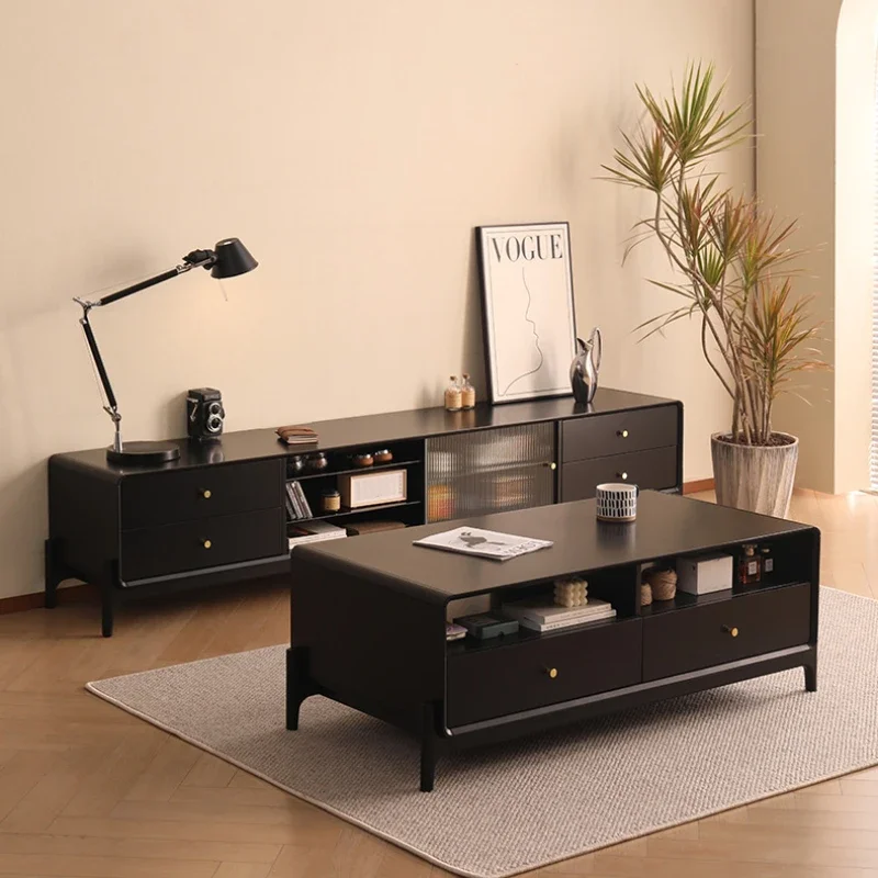 

Tv Table Drawer Organizer Furniture Luxury Modern Stand Living Room Storage Industrial Multifunction Home Muebles De Tv Center
