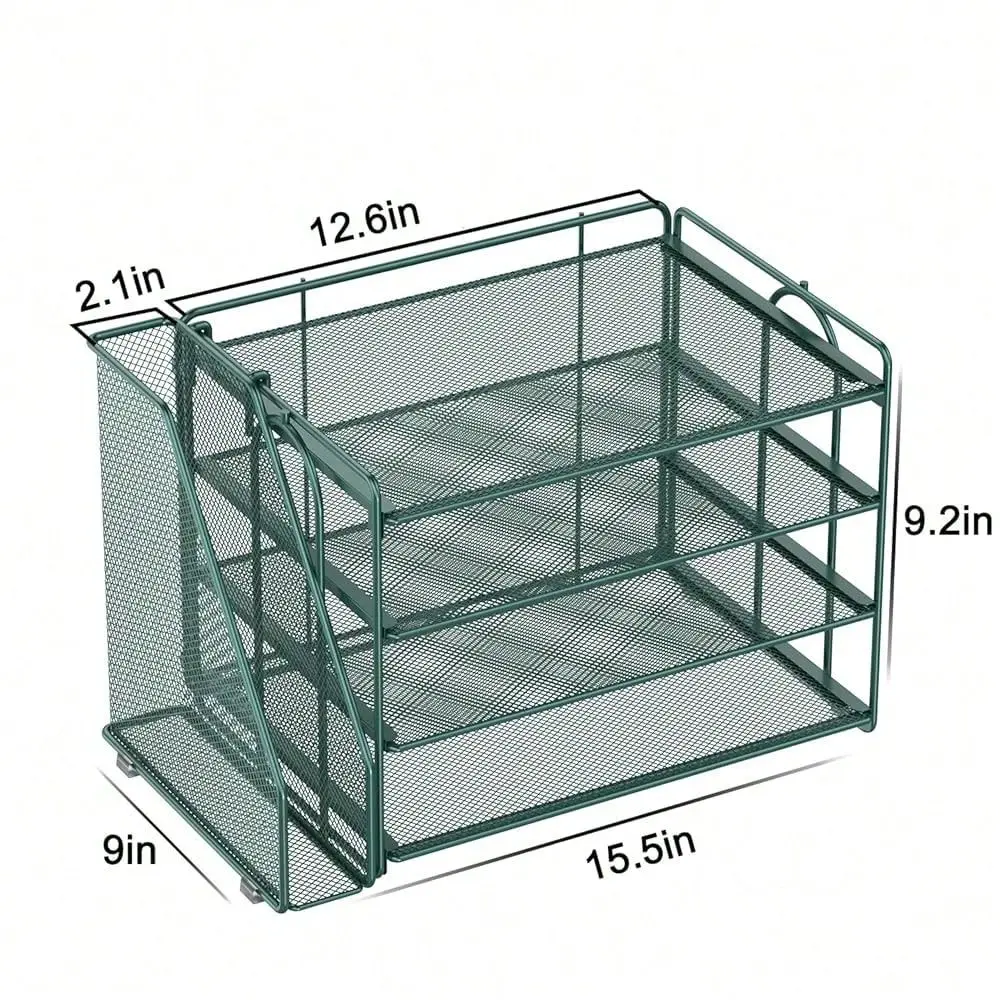 

Paper Organizer, Desk Organizers And Accessories For Desk With File Organizer, Desk Accessories Workspace Organizers For Office