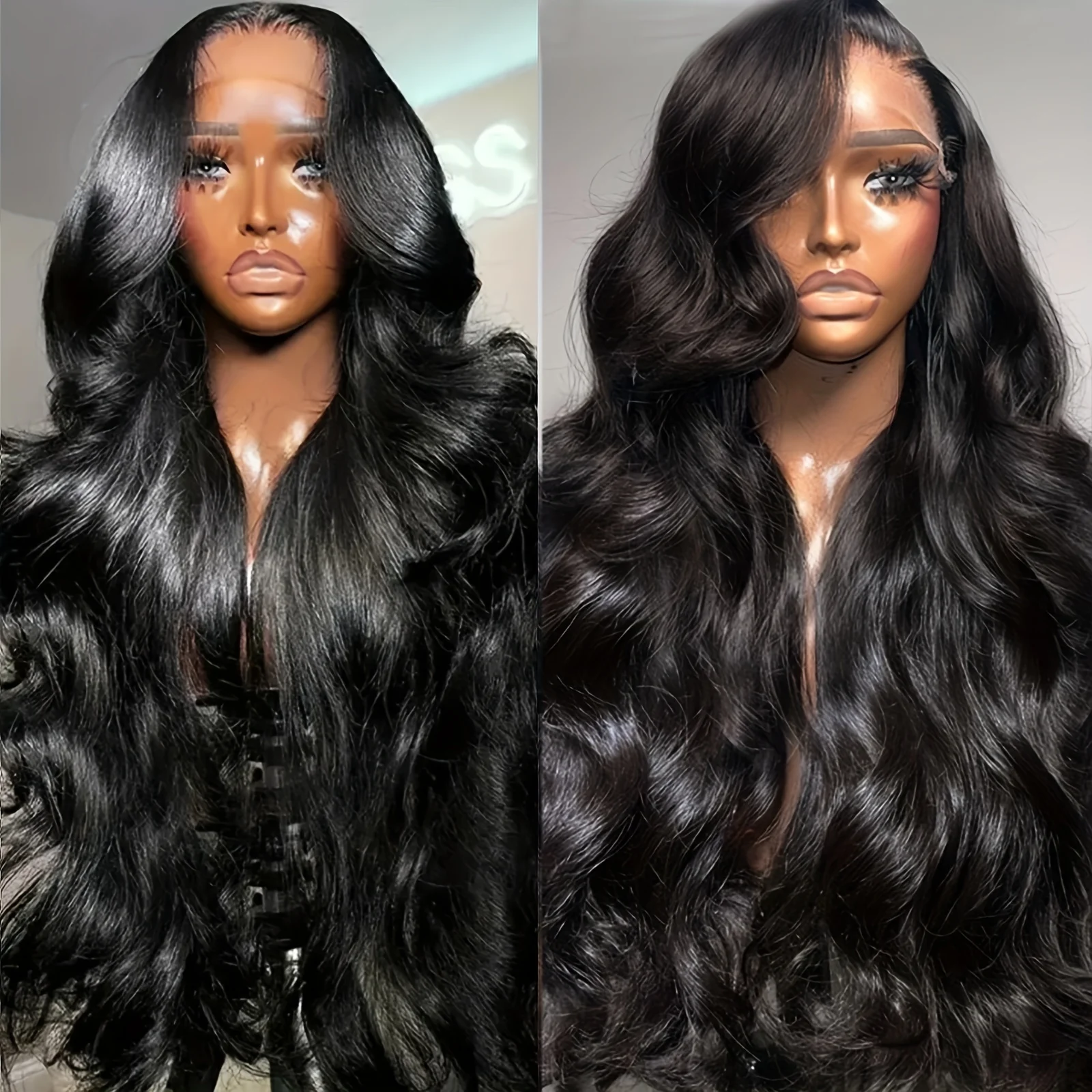 

Парик из натуральных волос Body Wave, плотность 250%, 40-42 дюйма, 13x6 HD Lace Front, 13x4 Frontal, без клея, для женщин